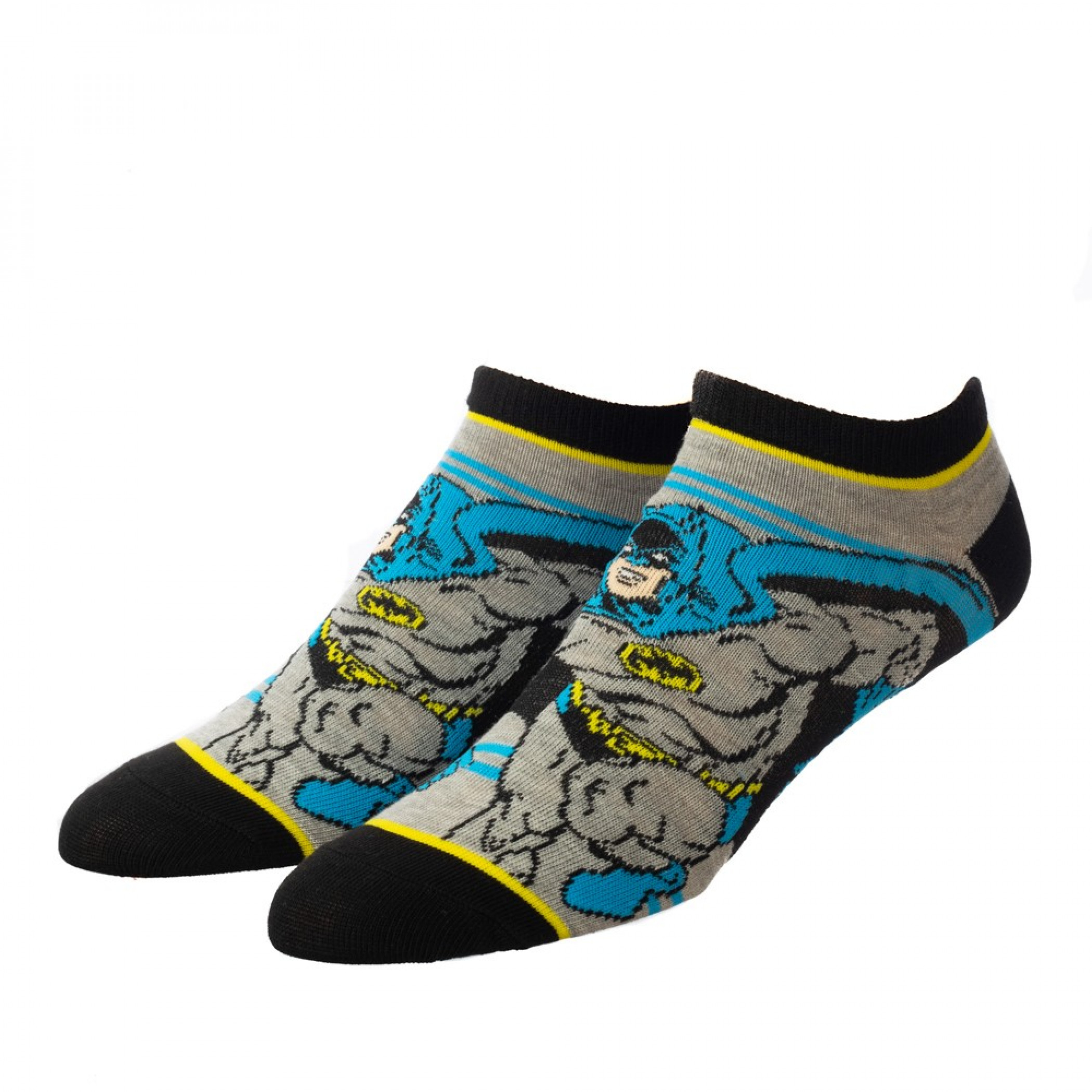Justice League Hero Characters 5-Pair Pack of Ankle Socks